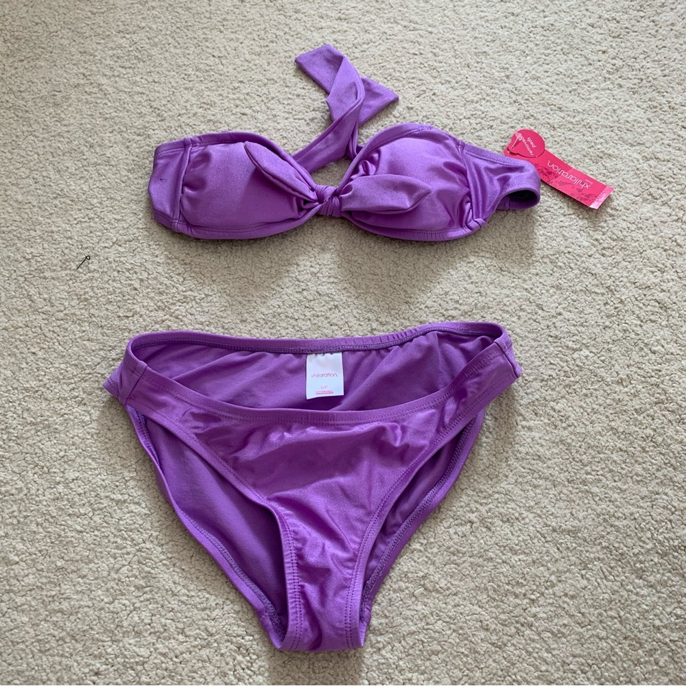 Xhiliration Women’s Purple Bikini